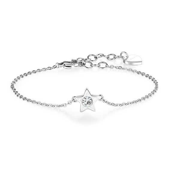 Bracciale Sagapo Donna Click in Acciaio Cristallo SCK14 - SCK14